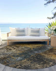 LOOMLAN Rugs Nayara Gray Washable Indoor-Outdoor Rug
