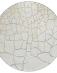 LOOMLAN Rugs Nazira Ivory Washable Indoor-Outdoor Rug