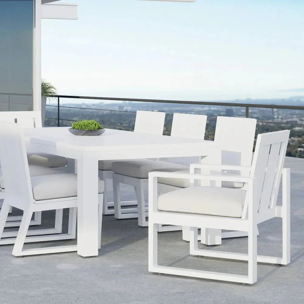 Newport Sunbrella Outdoor Dining Armchair 2PC - LOOMLAN - Sunset West - Outdoor Dining Chairs