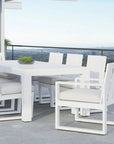 Newport Sunbrella Outdoor Dining Armchair 2PC - LOOMLAN - Sunset West - Outdoor Dining Chairs