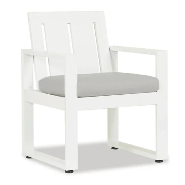 Newport Sunbrella Outdoor Dining Armchair 2PC - LOOMLAN - Sunset West - Outdoor Dining Chairs