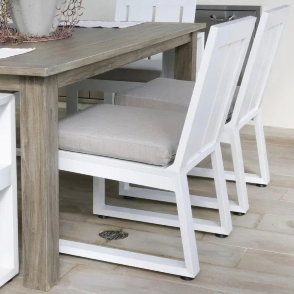 Newport Sunbrella Outdoor Dining Chair 2PC - LOOMLAN - Sunset West - Outdoor Dining Chairs