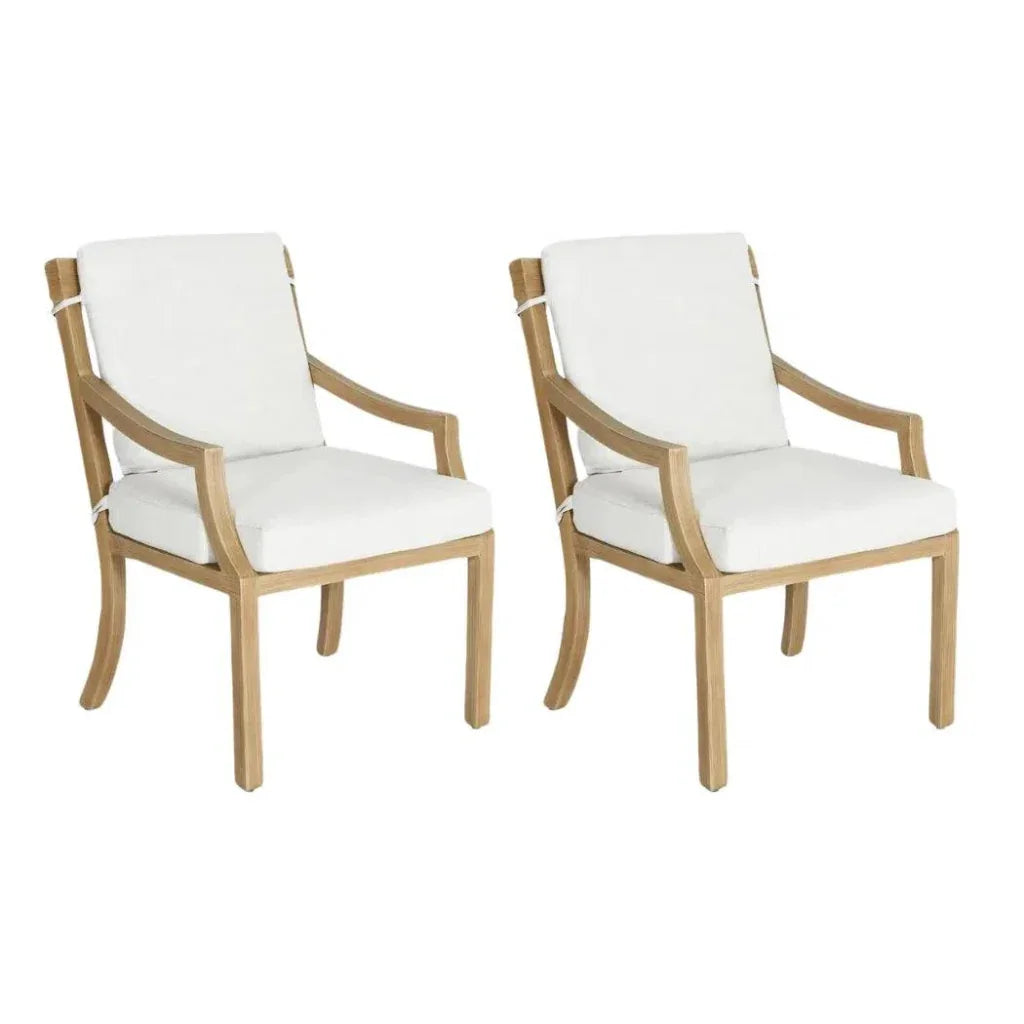 Castelle Nicoya Formal Arm Dining Chair Outdoor Living Castelle
