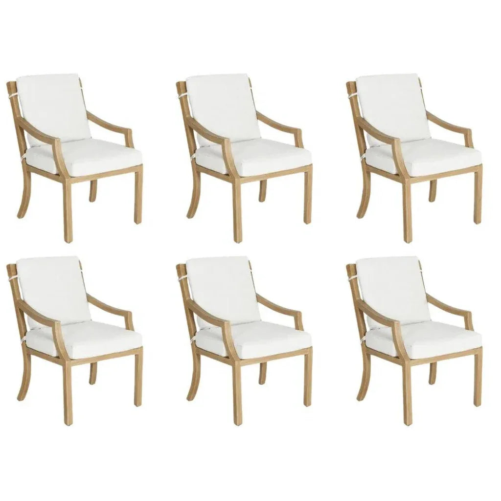Castelle Nicoya Formal Arm Dining Chair Outdoor Living Castelle