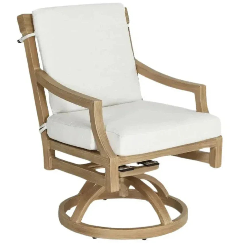Castelle Nicoya Formal Arm Dining Chair Swivel Rocker