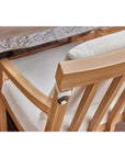 Castelle Nicoya Formal Arm Dining Chair Swivel Rocker