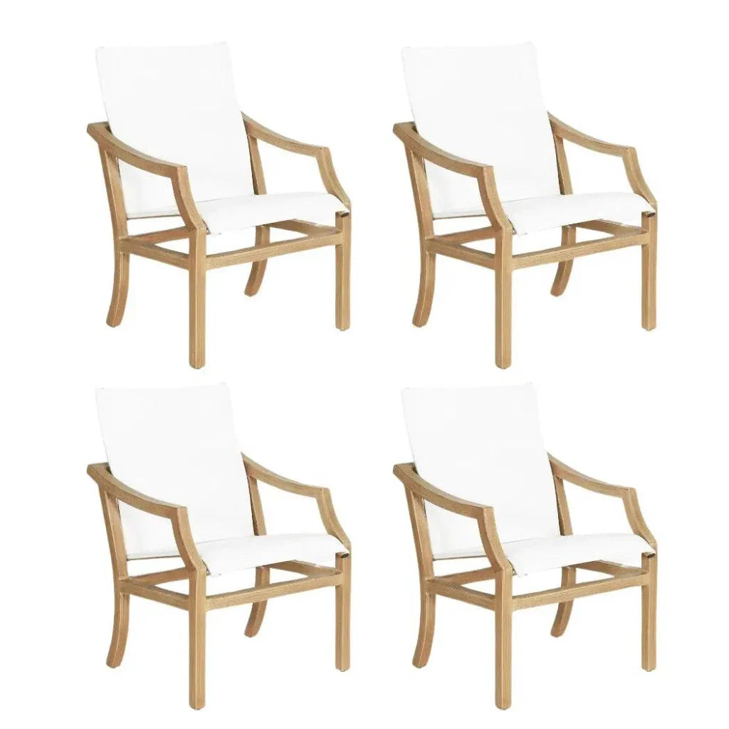 Castelle Nicoya Sling Dining Chair Outdoor Living By Castelle