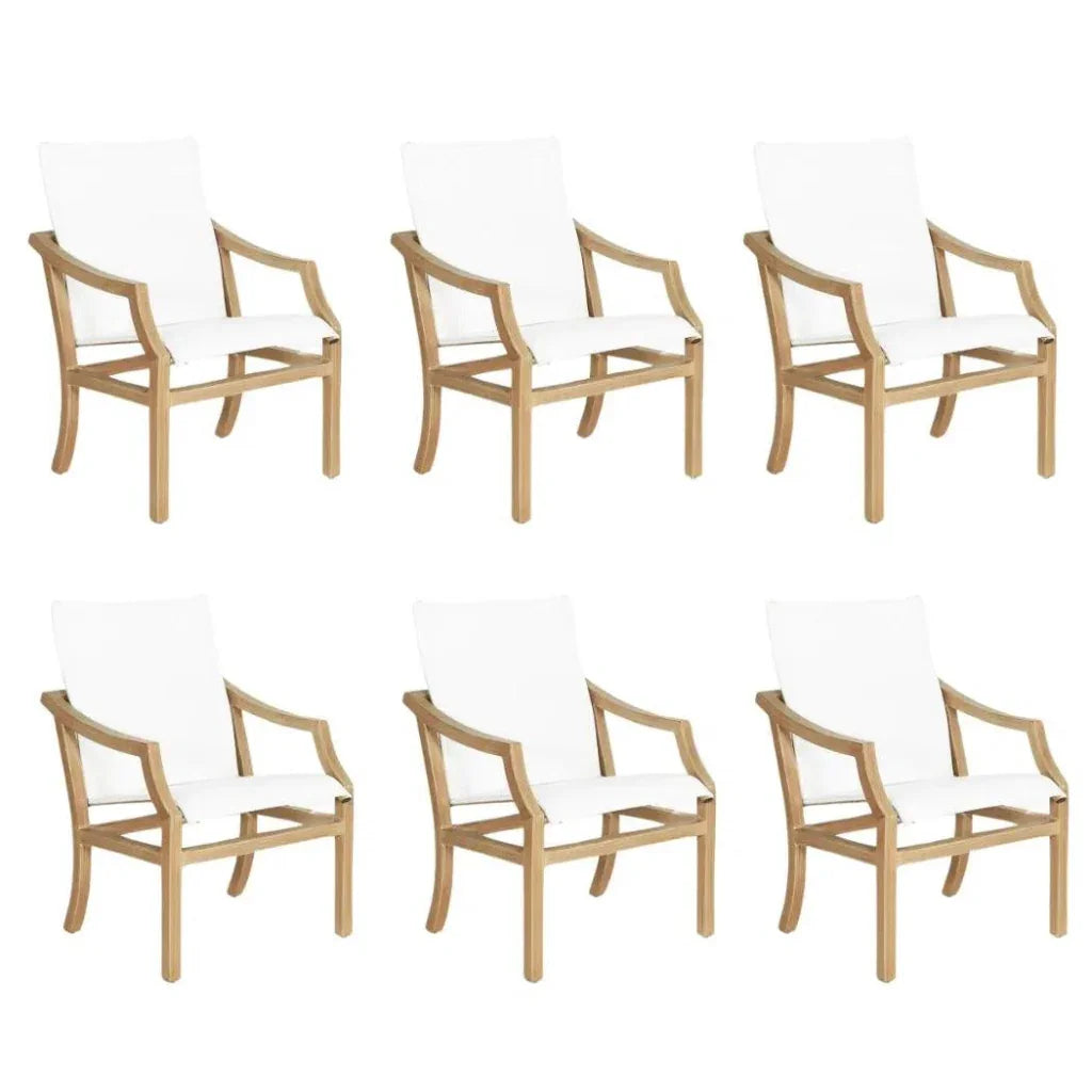 Castelle Nicoya Sling Dining Chair Outdoor Living By Castelle