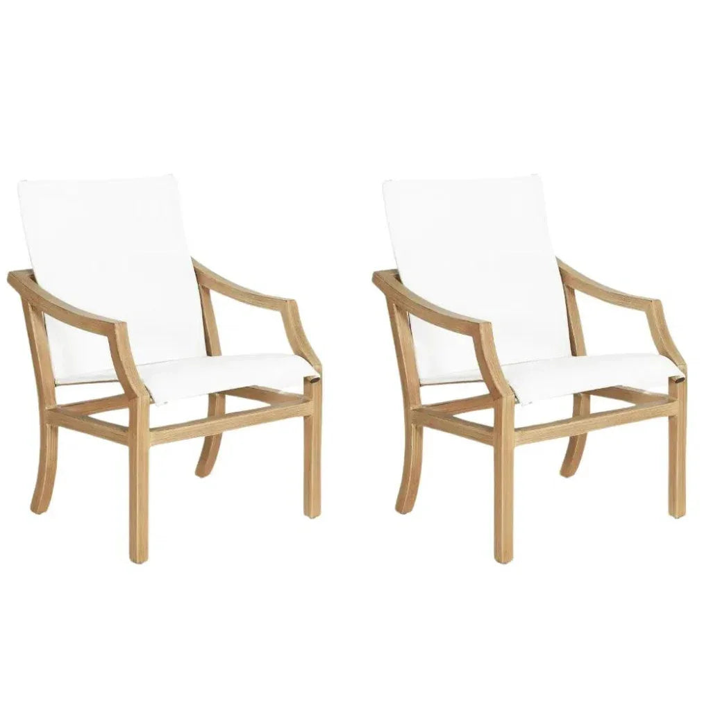 Castelle Nicoya Sling Dining Chair Outdoor Living By Castelle