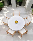Castelle Nicoya Sling Dining Chair Outdoor Living By Castelle