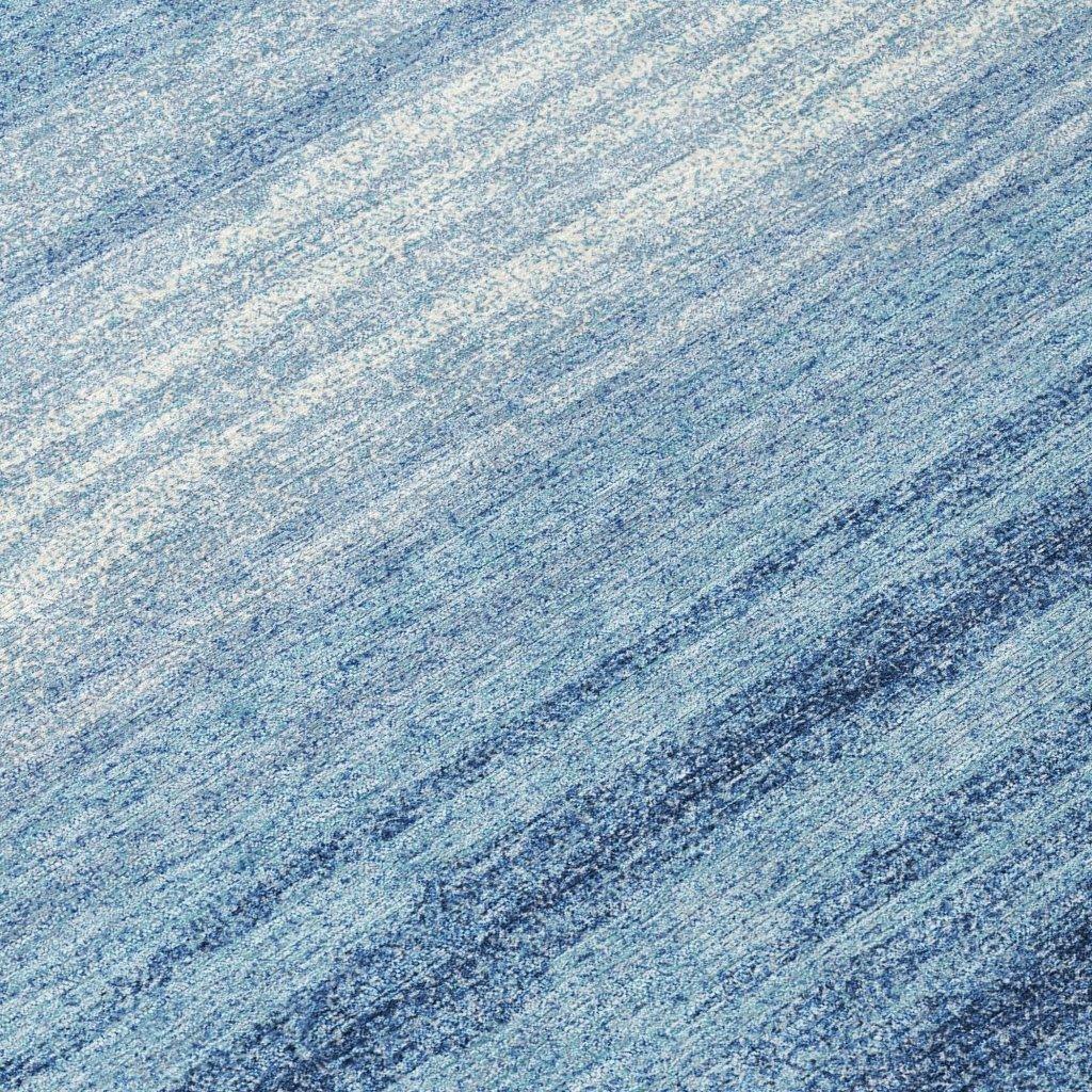 LOOMLAN Rugs Nira Blue Washable Indoor-Outdoor Rug