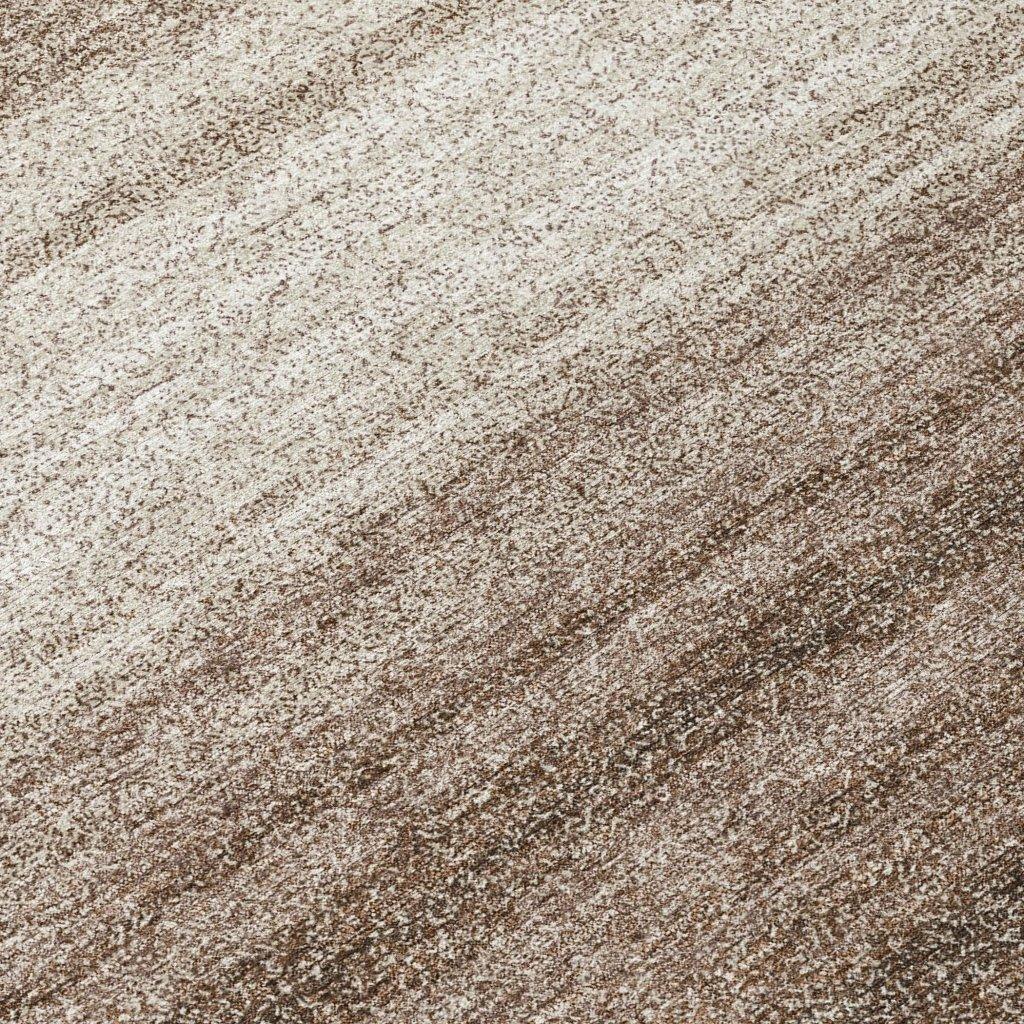 LOOMLAN Rugs Nira Brown Washable Indoor-Outdoor Rug