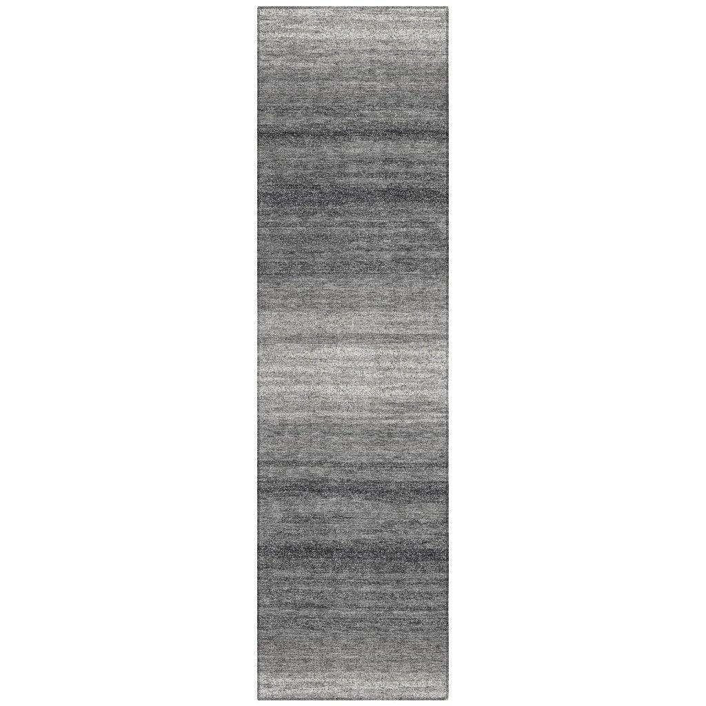 LOOMLAN Rugs Nira Gray Washable Indoor-Outdoor Rug