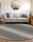 LOOMLAN Rugs Nira Gray Washable Indoor-Outdoor Rug