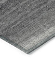 LOOMLAN Rugs Nira Gray Washable Indoor-Outdoor Rug