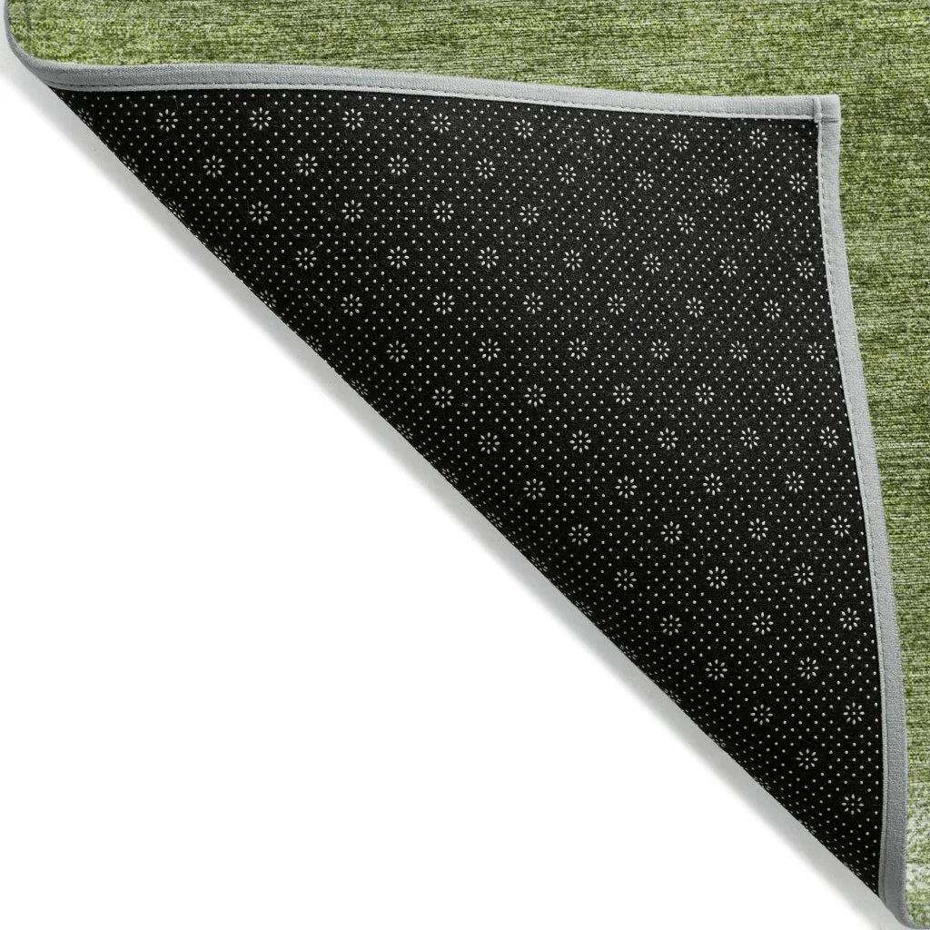 LOOMLAN Rugs Nira Green Washable Indoor-Outdoor Rug