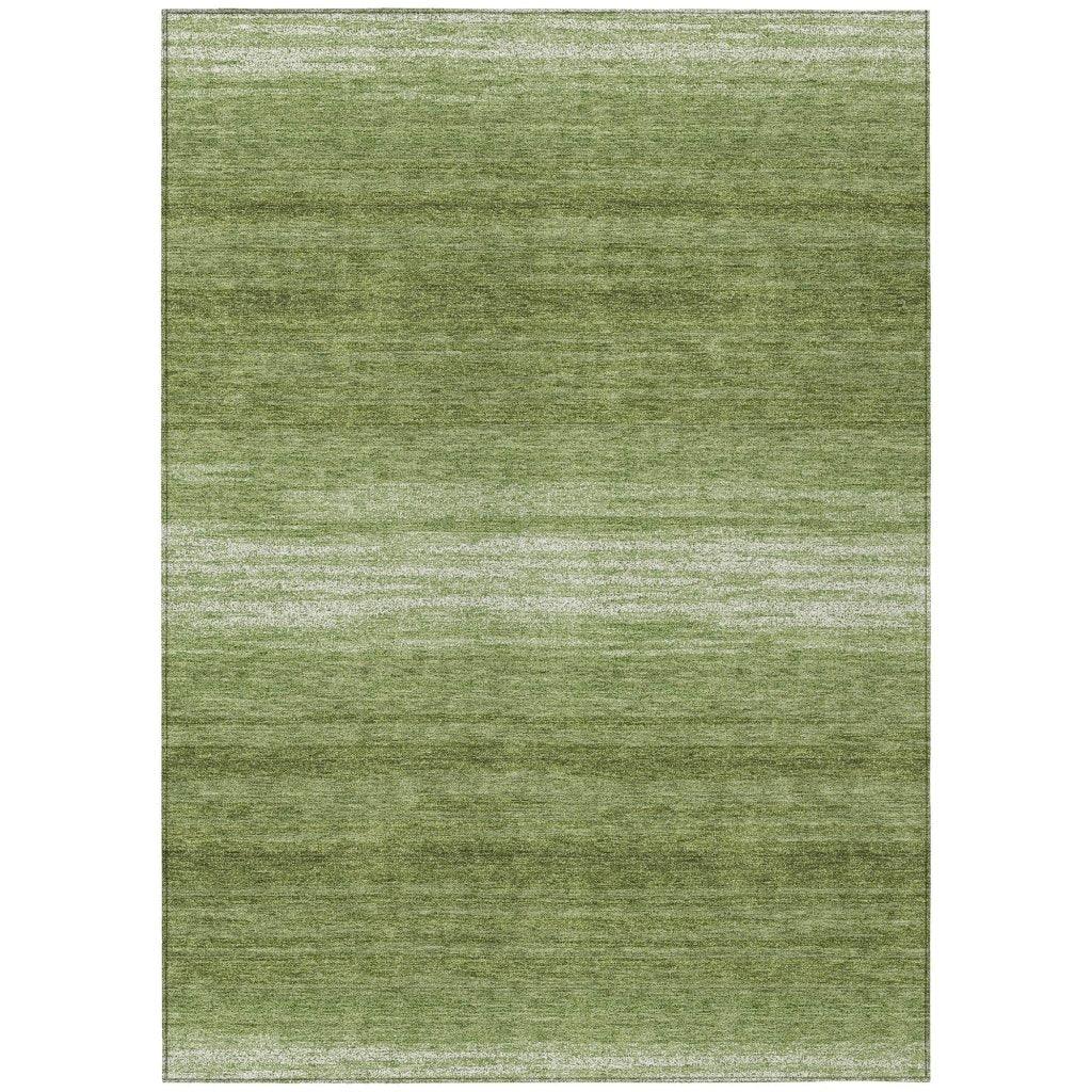 LOOMLAN Rugs Nira Green Washable Indoor-Outdoor Rug
