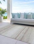 LOOMLAN Rugs Nira Ivory Washable Indoor-Outdoor Rug