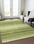 LOOMLAN Rugs Nira Lime Washable Indoor-Outdoor Rug