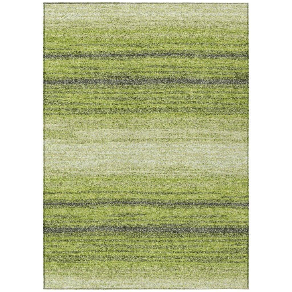 LOOMLAN Rugs Nira Lime Washable Indoor-Outdoor Rug