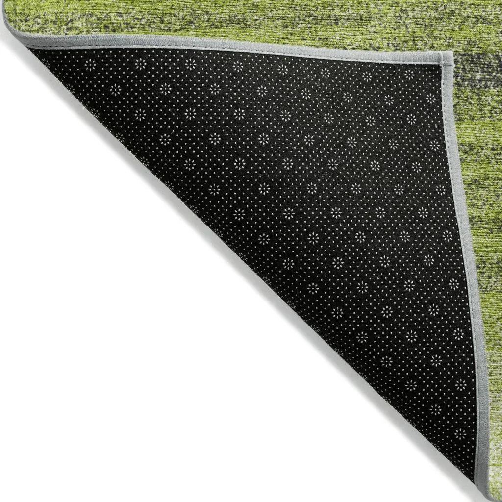 LOOMLAN Rugs Nira Lime Washable Indoor-Outdoor Rug