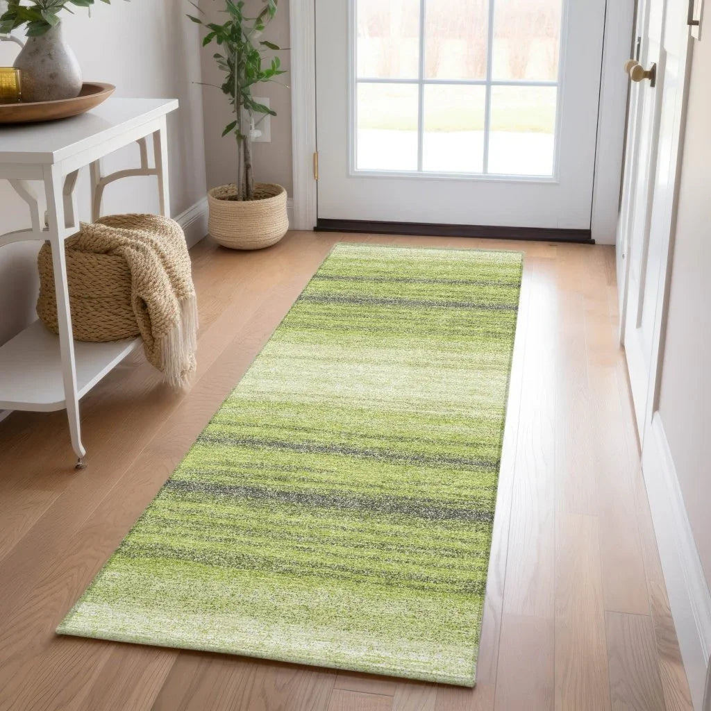 LOOMLAN Rugs Nira Lime Washable Indoor-Outdoor Rug