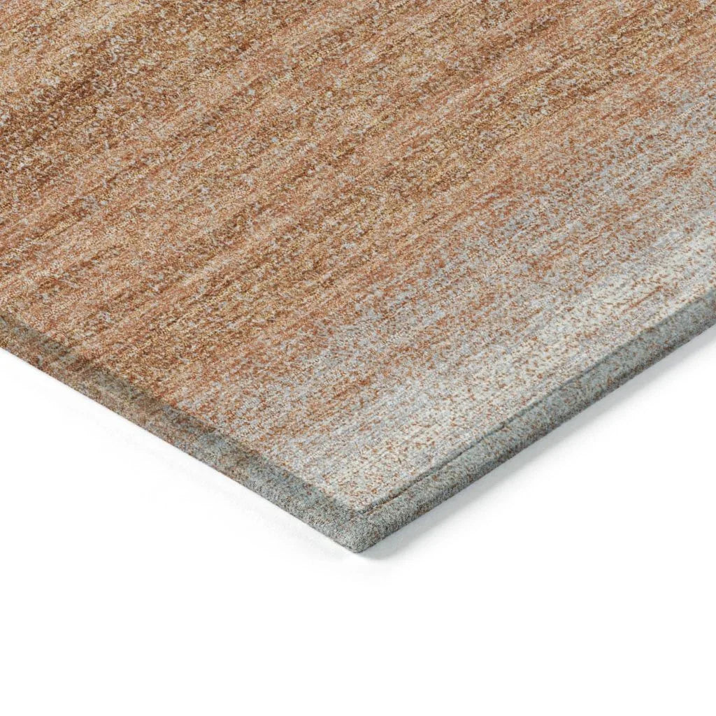 LOOMLAN Rugs Nira Orange Washable Indoor-Outdoor Rug