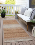 LOOMLAN Rugs Nira Orange Washable Indoor-Outdoor Rug