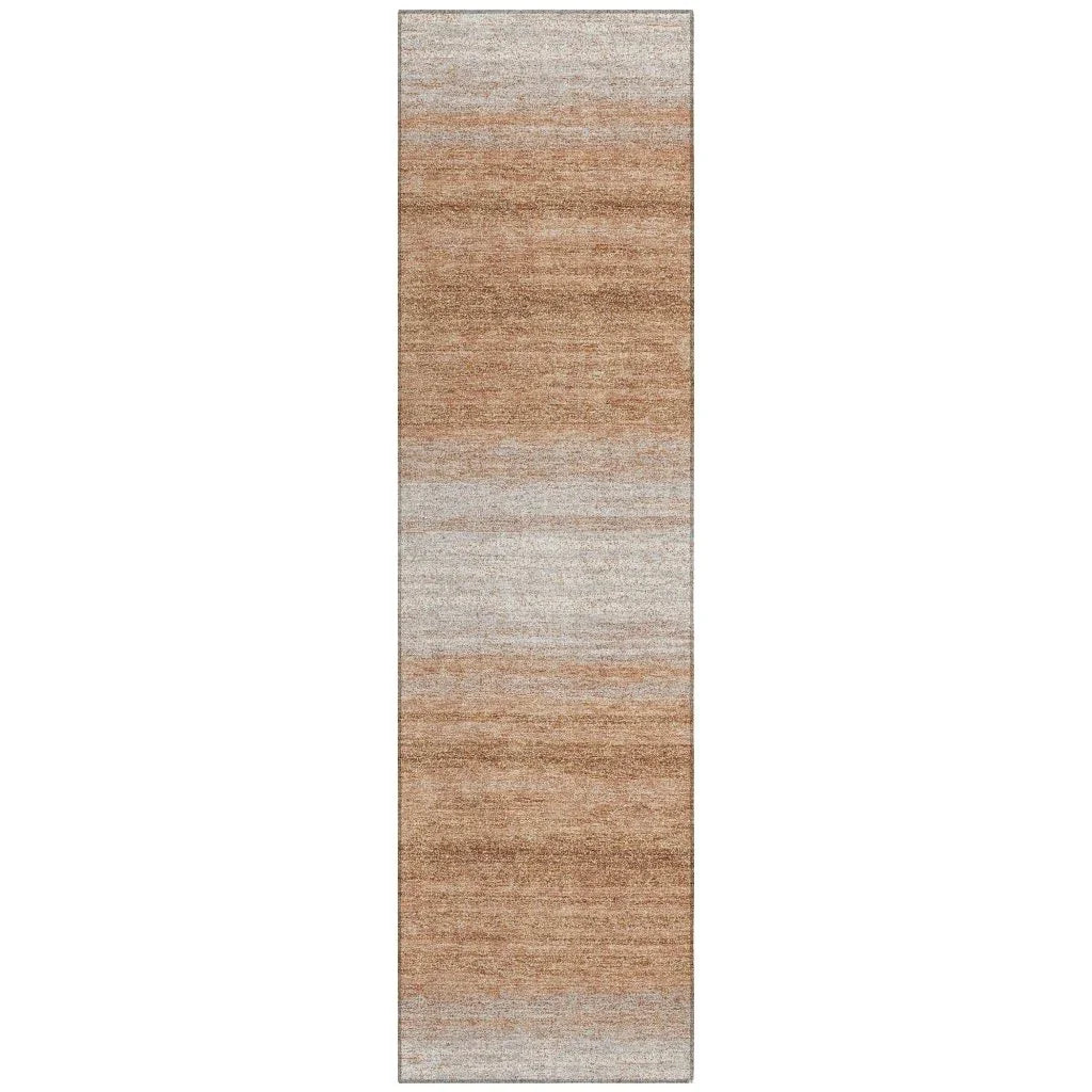 LOOMLAN Rugs Nira Orange Washable Indoor-Outdoor Rug