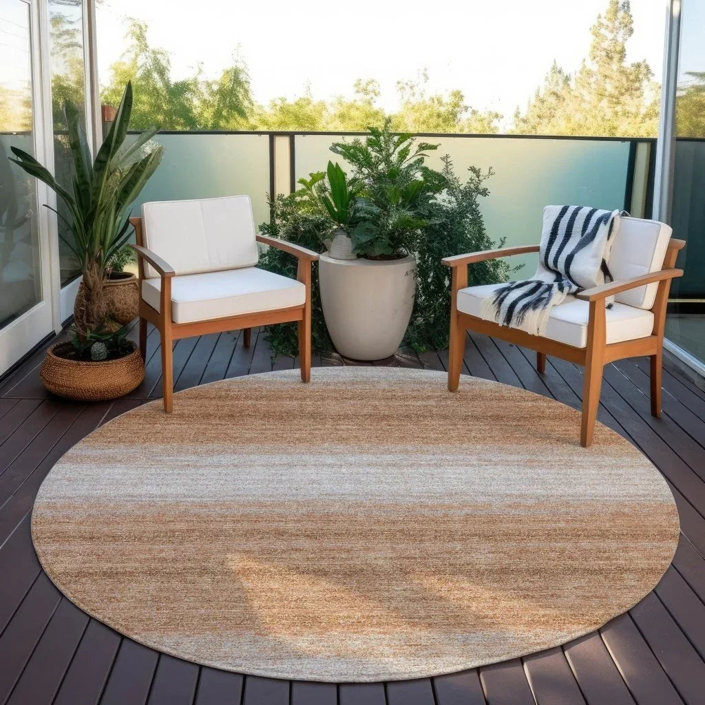 LOOMLAN Rugs Nira Orange Washable Indoor-Outdoor Rug
