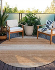 LOOMLAN Rugs Nira Orange Washable Indoor-Outdoor Rug