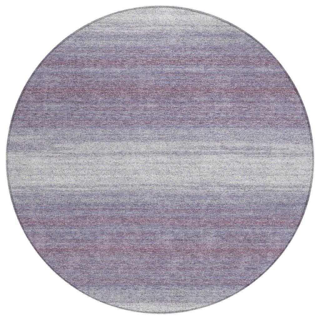 LOOMLAN Rugs Nira Purple Washable Indoor-Outdoor Rug