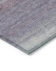 LOOMLAN Rugs Nira Purple Washable Indoor-Outdoor Rug