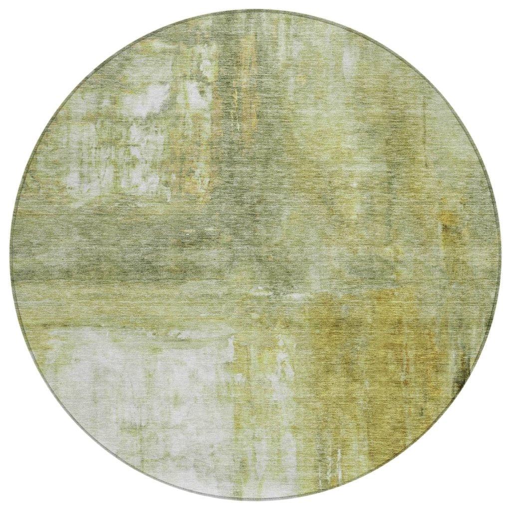 LOOMLAN Rugs Nocturne Green Washable Indoor-Outdoor Rug