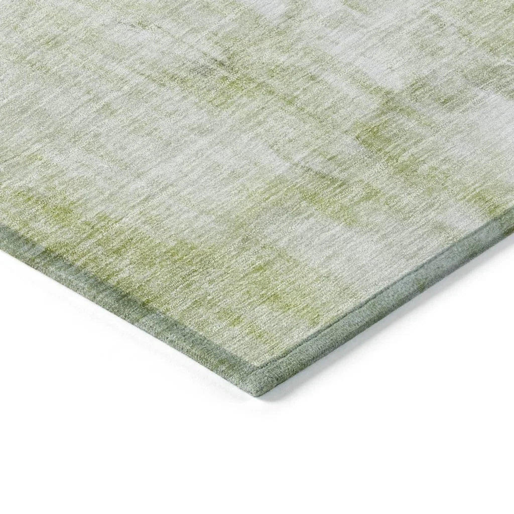 LOOMLAN Rugs Nocturne Green Washable Indoor-Outdoor Rug