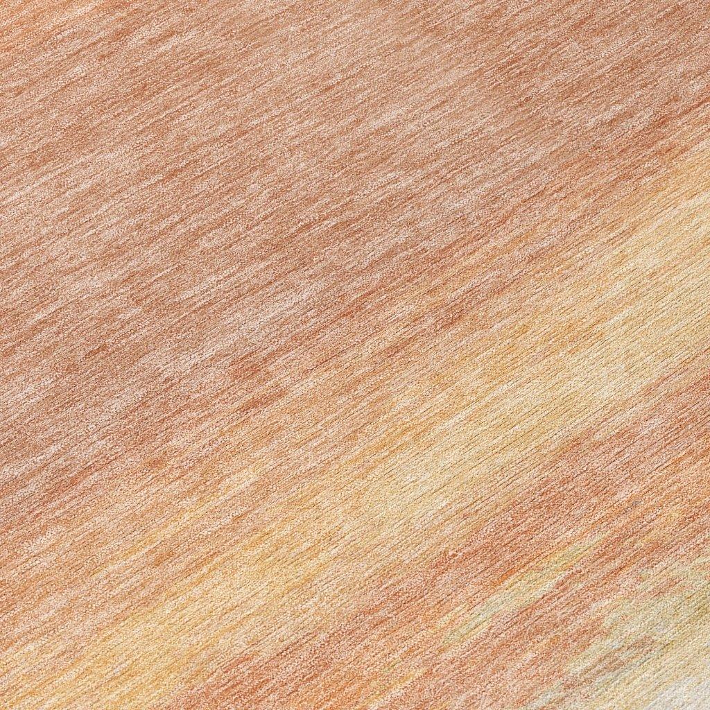 LOOMLAN Rugs Noe Orange Washable Indoor-Outdoor Rug
