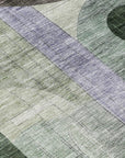 LOOMLAN Rugs Noel Olive Washable Indoor-Outdoor Rug