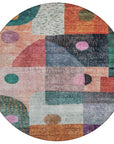 LOOMLAN Rugs Noel Orange Washable Indoor-Outdoor Rug