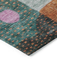 LOOMLAN Rugs Noel Orange Washable Indoor-Outdoor Rug