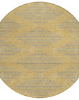 LOOMLAN Rugs Norelia Gold Washable Indoor-Outdoor Rug