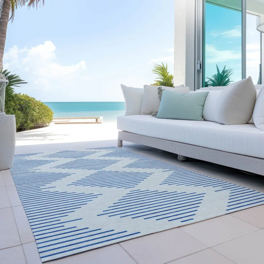 LOOMLAN Rugs Norelia Ivory Washable Indoor-Outdoor Rug