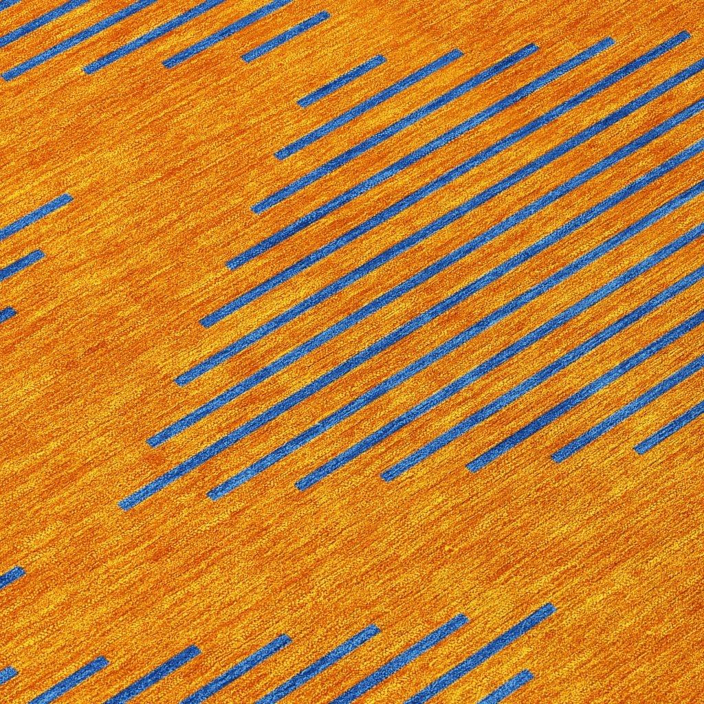 LOOMLAN Rugs Norelia Orange Washable Indoor-Outdoor Rug