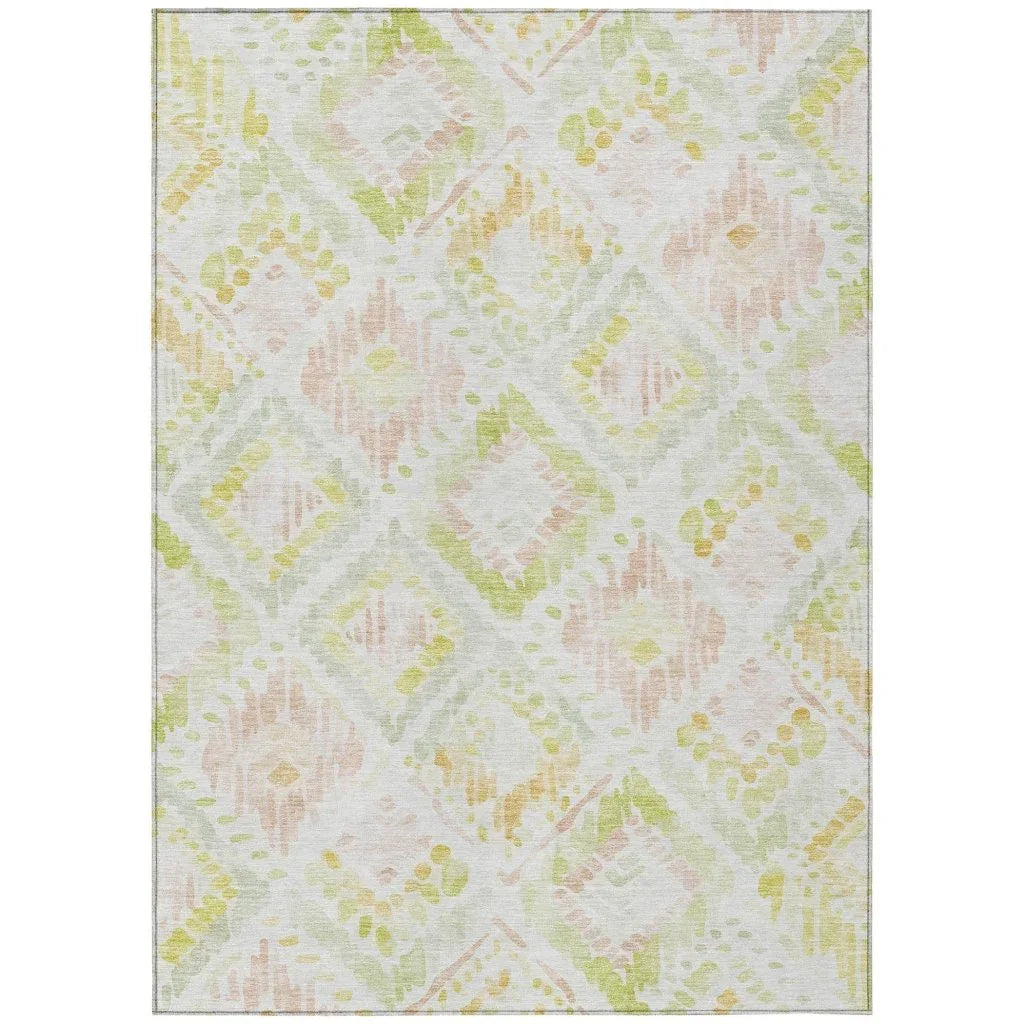 LOOMLAN Rugs Nova Pink Washable Indoor-Outdoor Rug