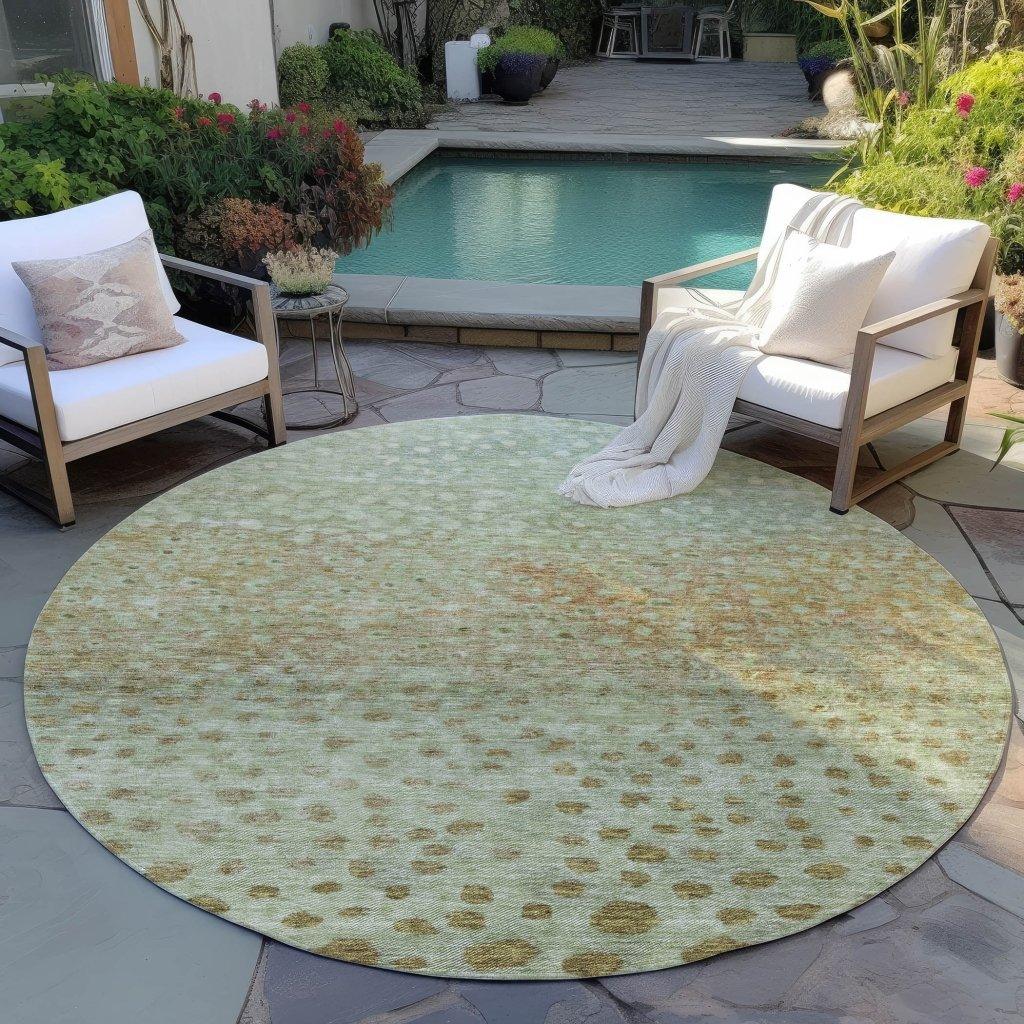 LOOMLAN Rugs Nuvane Aloe Washable Indoor-Outdoor Rug