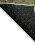 LOOMLAN Rugs Nuvane Brown Washable Indoor-Outdoor Rug