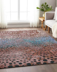 LOOMLAN Rugs Nuvane Orange Washable Indoor-Outdoor Rug