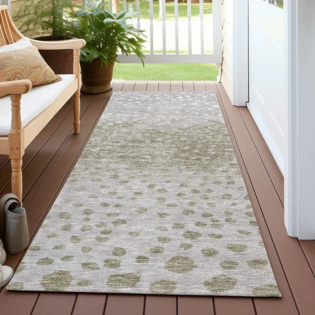 LOOMLAN Rugs Nuvane Taupe Washable Indoor-Outdoor Rug