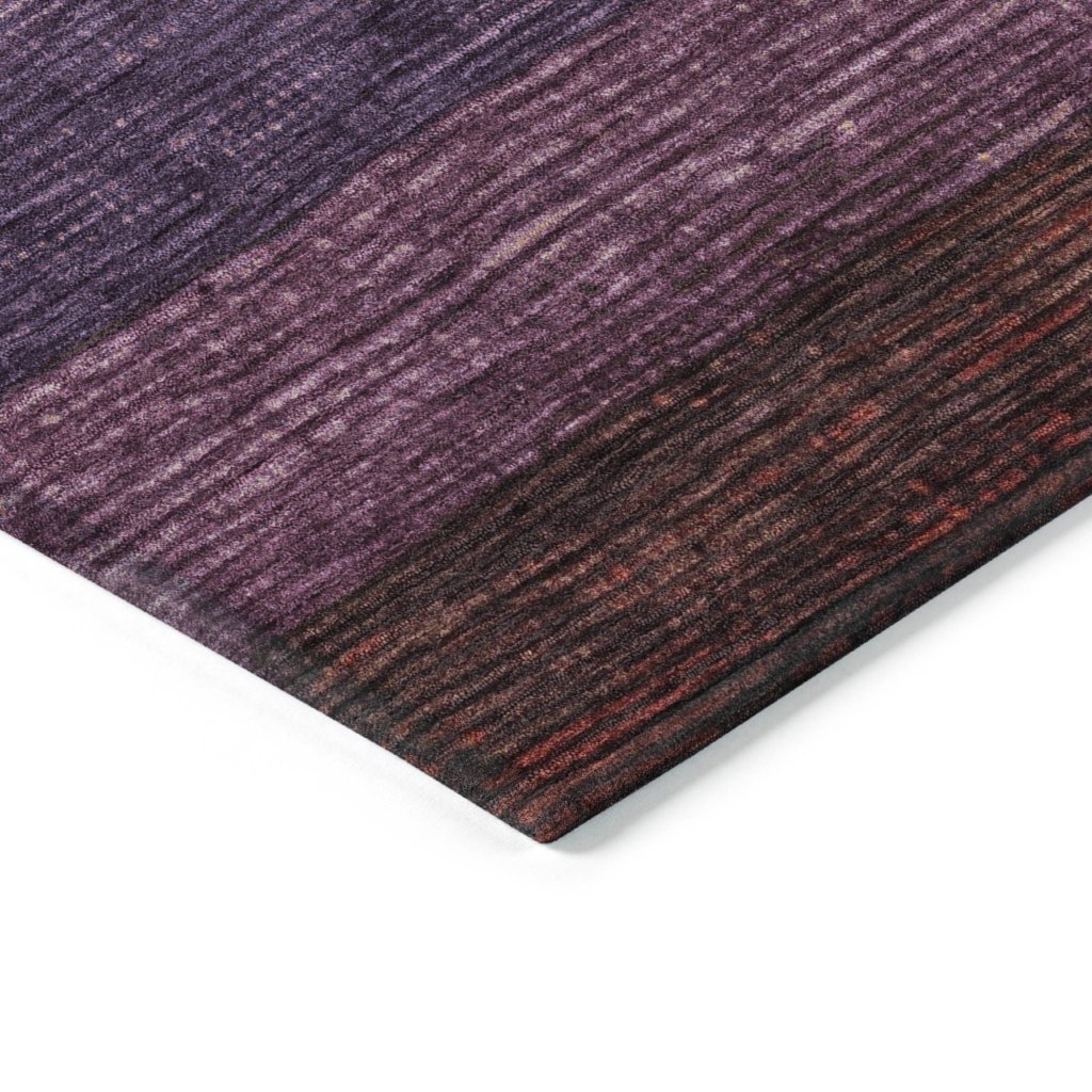 LOOMLAN Rugs Nuvata Orange Washable Indoor-Outdoor Rug