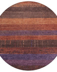 LOOMLAN Rugs Nuvata Orange Washable Indoor-Outdoor Rug