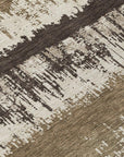 LOOMLAN Rugs Nyelle Brown Washable Indoor-Outdoor Rug